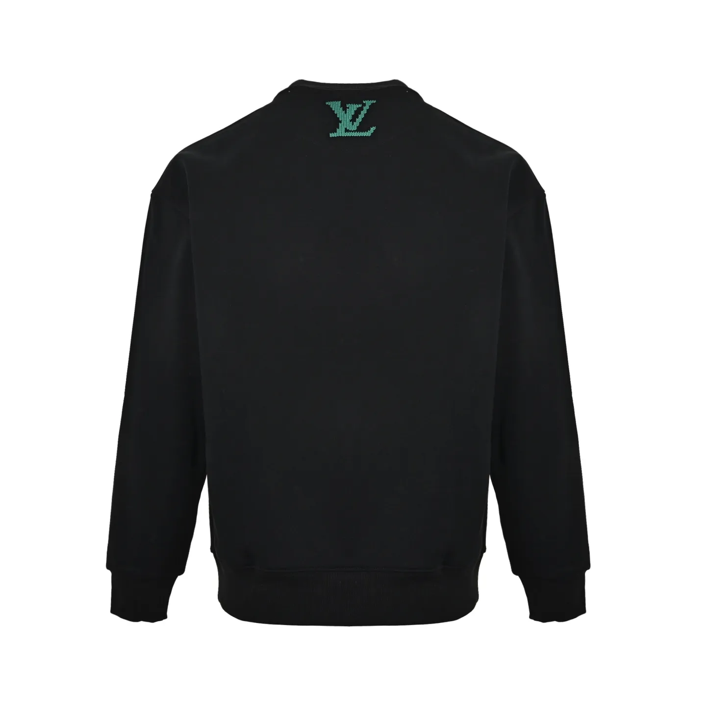 Louis Vuitton/Louis Vuitton woven letter embroidered crew neck sweatshirt
